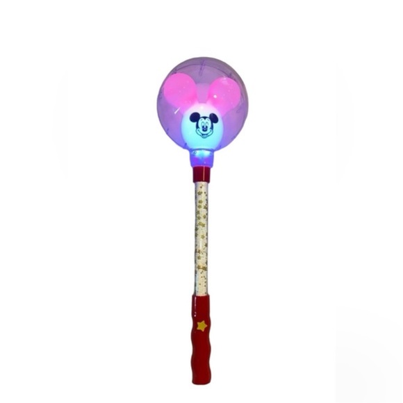 Disney Parks Mickey Mouse Balloon Glow Light Up 22" Wand NEW W/PROTECTIVE COVER - Picture 2 of 11